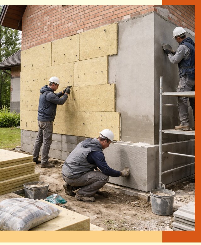 Утепление частного дома в Сорочинске под ключ от 7746 руб/м2 — недорого | ТепломастерСрч