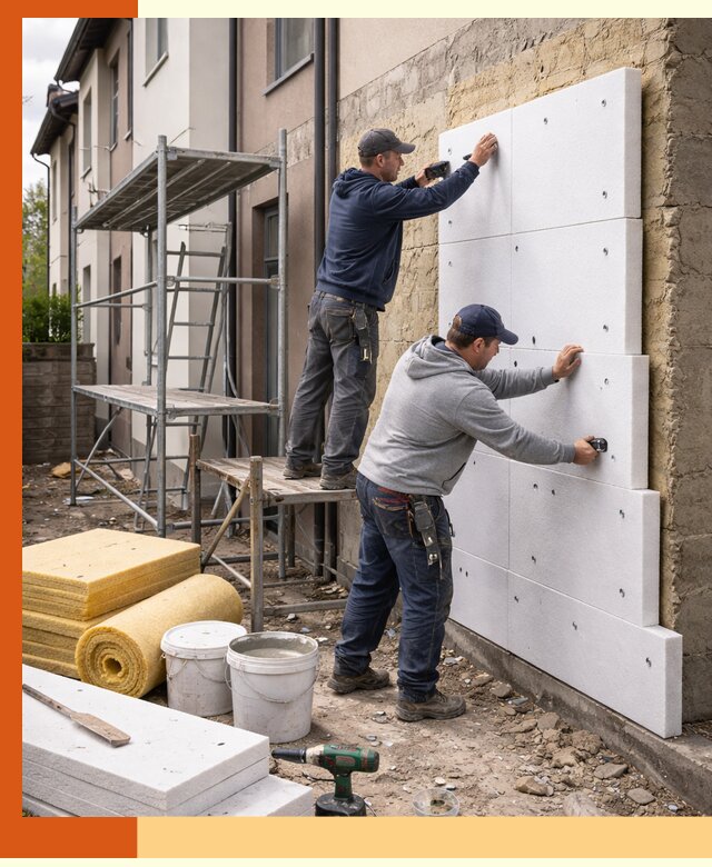 Утепление таунхауса с гарантией комфорта в Сорочинске