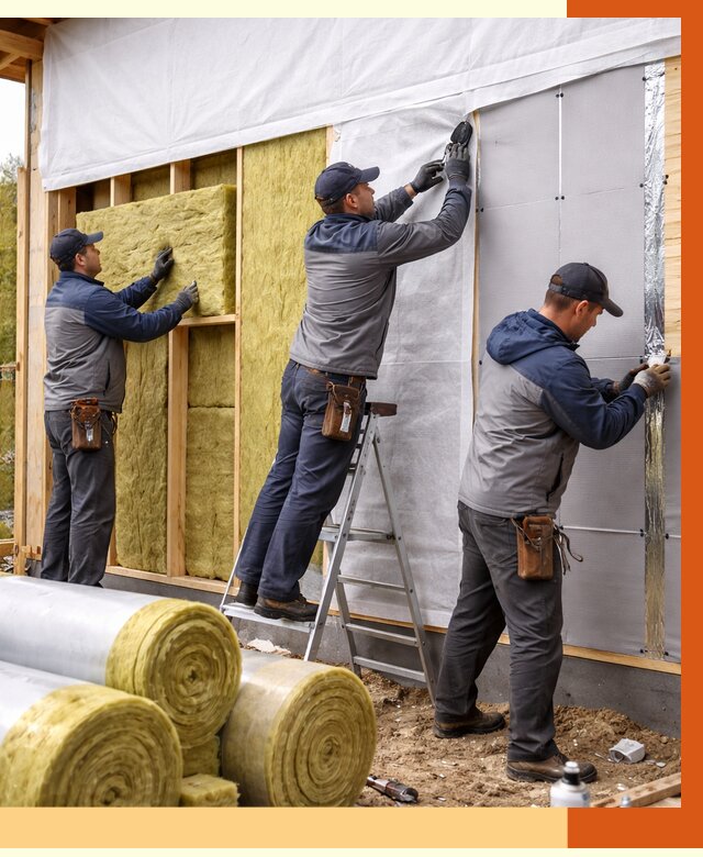 Утепление каркасного дома в Сорочинске от 4338 руб./м2 — профессионально | ТепломастерСрч