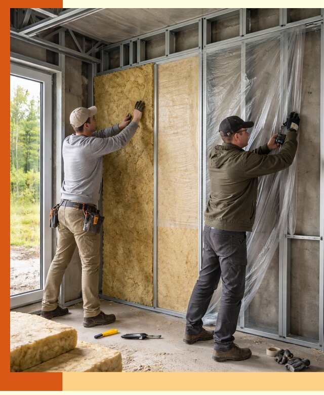 Утепление дома из ЛСТК в Сорочинске с гарантией качества и эффективности