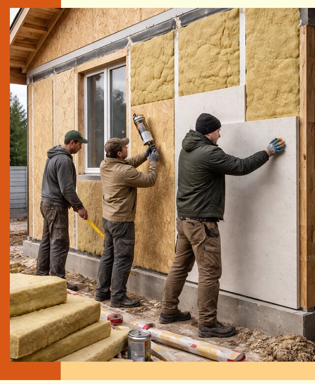 Профессиональное утепление дома из SIP-панелей в Сорочинске