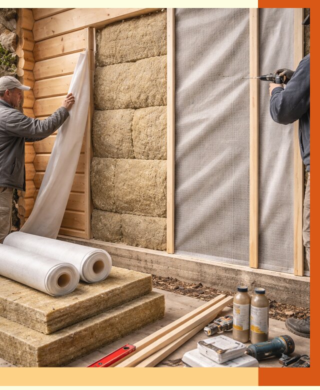 Утепление дома из минибруса в Сорочинске от 4648 руб/м2 — заказать профессионально | ТепломастерСрч