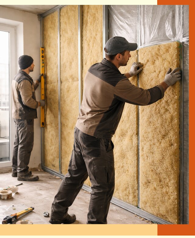 Утепление квартиры изнутри в Сорочинске от 4493 руб. за м2 | Проф. работы ТепломастерСрч