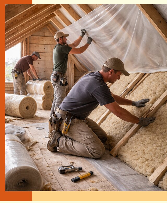 Утепление крыши изнутри в Сорочинске: профессионально и надежно