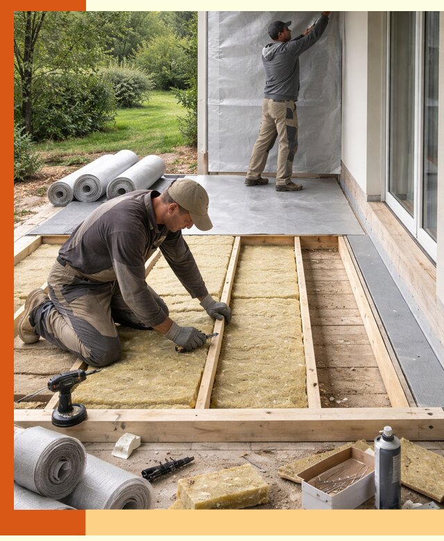 Утепление террасы в Сорочинске — тепло и защита круглогодично