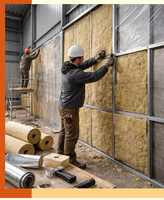 Утепление ангара в Сорочинске — профессиональная теплоизоляция помещений