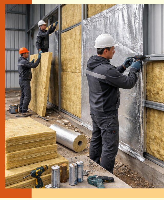 Утепление металлического ангара профессионально в Сорочинске