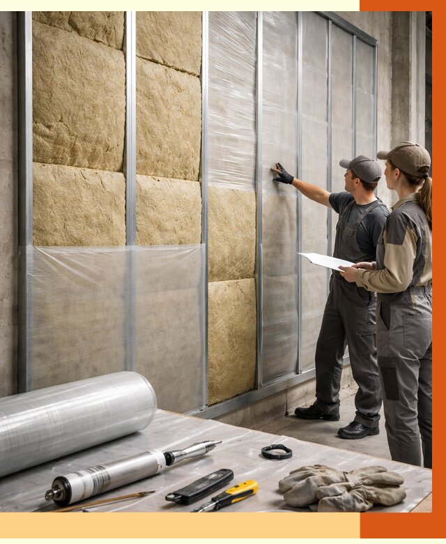 Утепление склада химсырья в Сорочинске от 4648 руб. под ключ | ТепломастерСрч