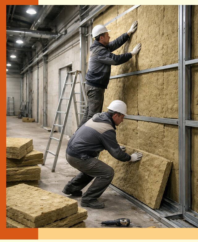 Утепление цеха под ключ в Сорочинске с гарантией качества