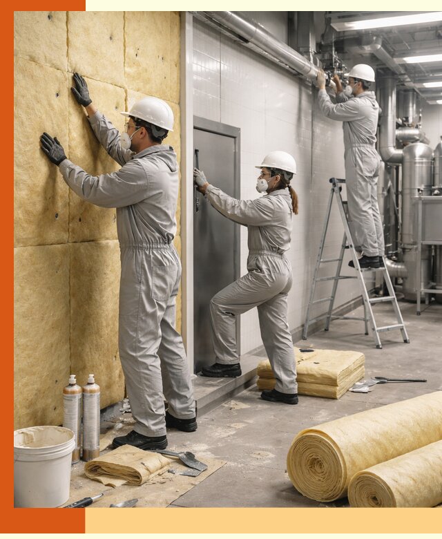 Утепление пищевого цеха под ключ в Сорочинске