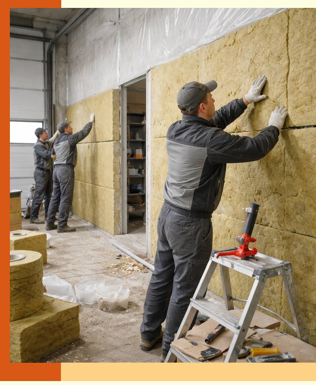 Утепление автосервиса и мастерских в Сорочинске качественно и надёжно