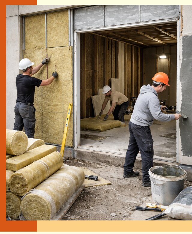 Утепление торгового павильона в Сорочинске — качественно и энергоэффективно