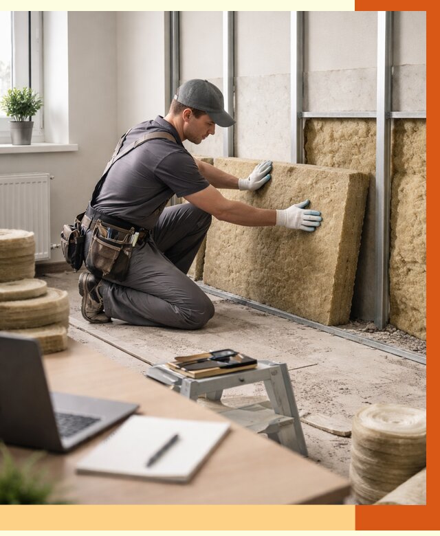 Утепление офиса в Сорочинске от 4648 руб/м2 — комплексное утепление офиса под ключ | ТепломастерСрч