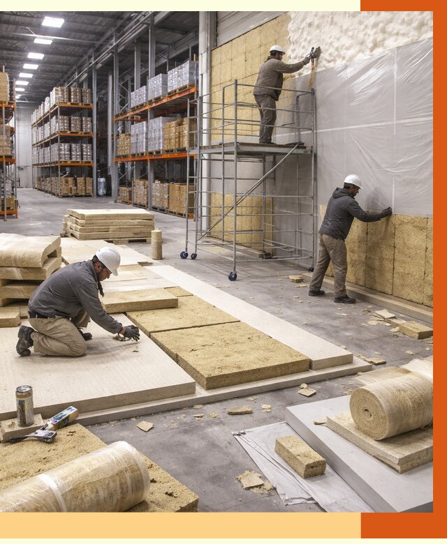 Утепление складского терминала в Сорочинске от 7746 руб./м² под ключ | ТепломастерСрч