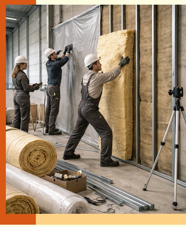 Утепление складского терминала в Сорочинске профессионально и надёжно