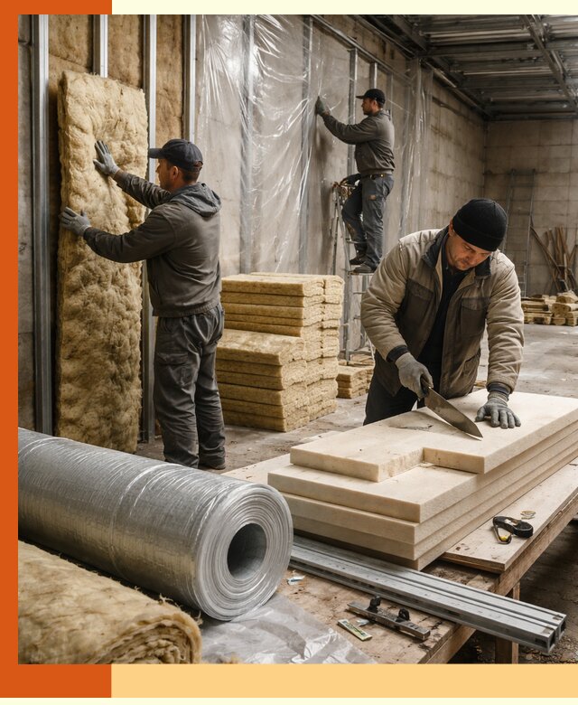 Утепление торгового склада в Сорочинске с энергоэффективными решениями