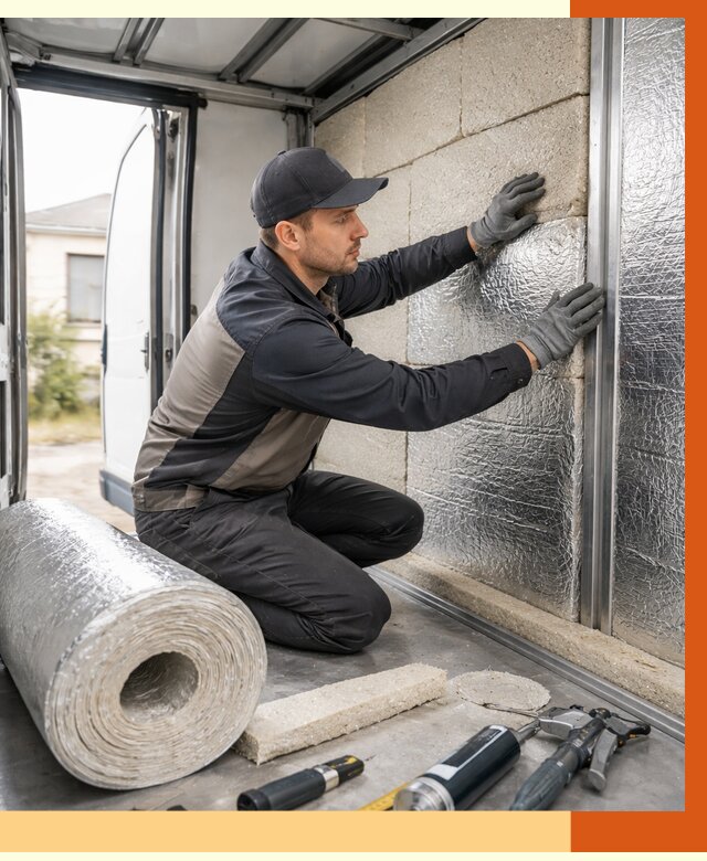 Утепление фургона рефрижератора в Сорочинске от 12910 руб./м² под ключ | ТепломастерСрч