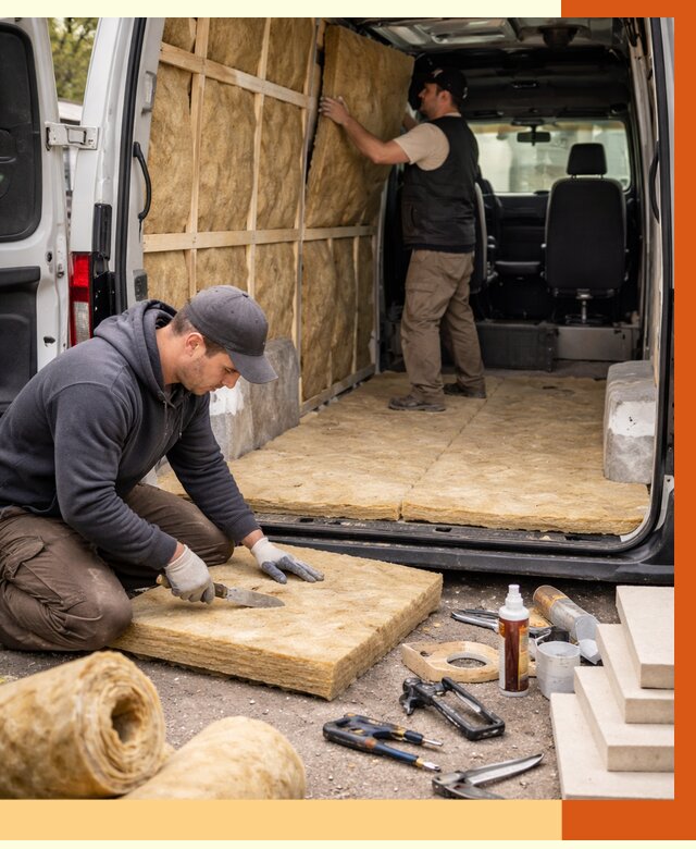 Утепление кемпера в Сорочинске под ключ от 12394 руб. — профессионально | ТепломастерСрч