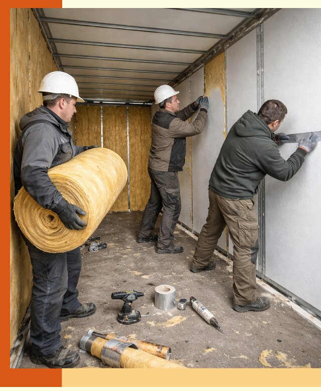 Утепление рефрижераторного контейнера в Сорочинске профессионально и надежно