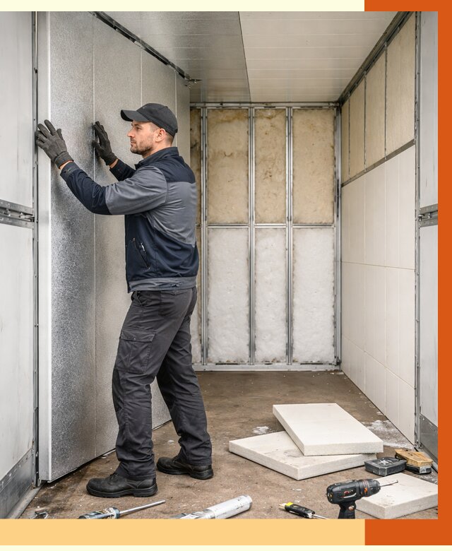 Утепление холодильного кузова в Сорочинске от 13943 руб. под ключ | ТепломастерСрч