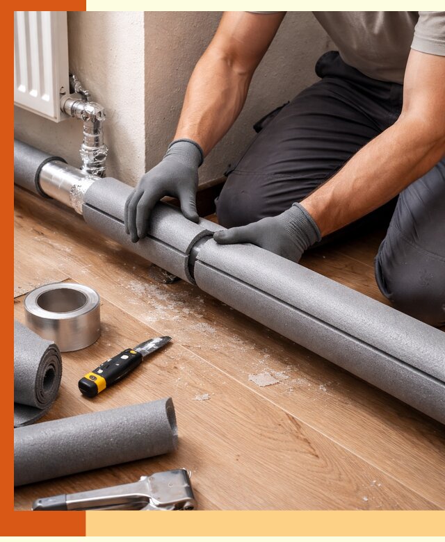 Утепление труб отопления в Сорочинске: теплоизоляция и защита сети