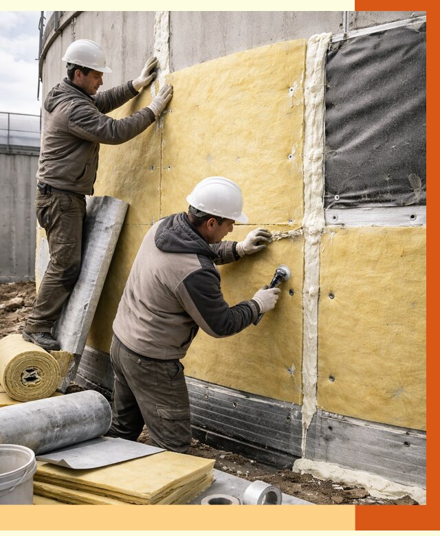 Утепление резервуара в Сорочинске от 28402 руб/м2 — монтаж ППУ и комплекс под ключ | ТепломастерСрч