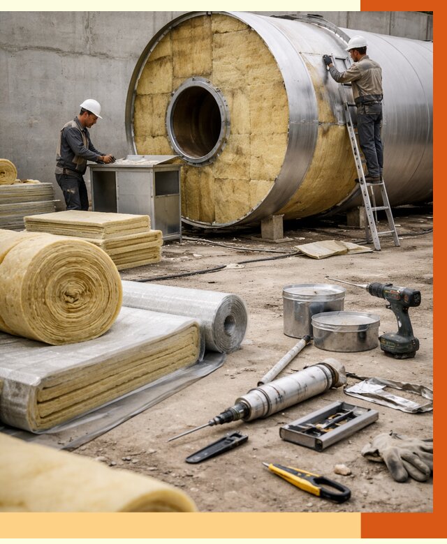 Утепление резервуара с топливом в Сорочинске от 28402 руб. под ключ | ТепломастерСрч