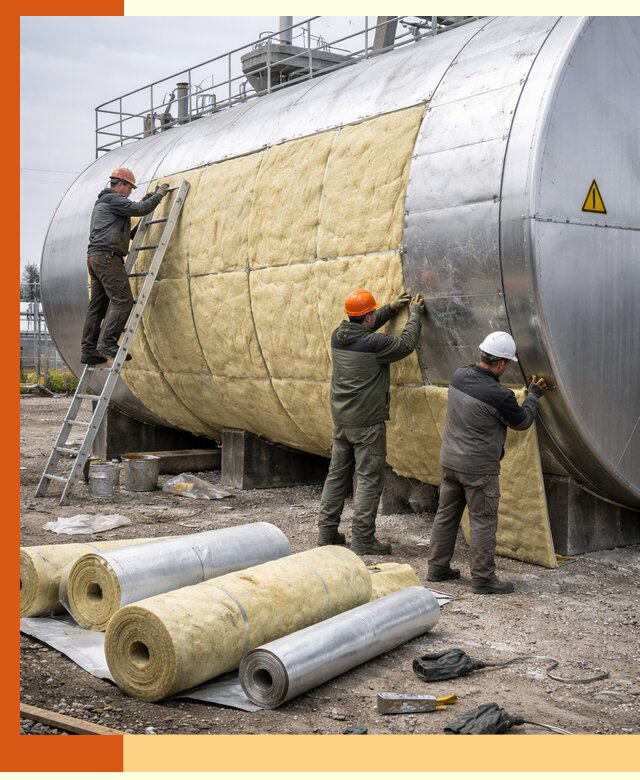 Утепление резервуаров с топливом в Сорочинске надежно и экономично