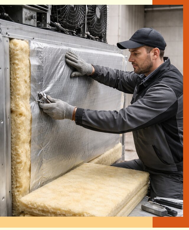 Утепление холодильного агрегата в Сорочинске от 8779 руб. под ключ | ТепломастерСрч