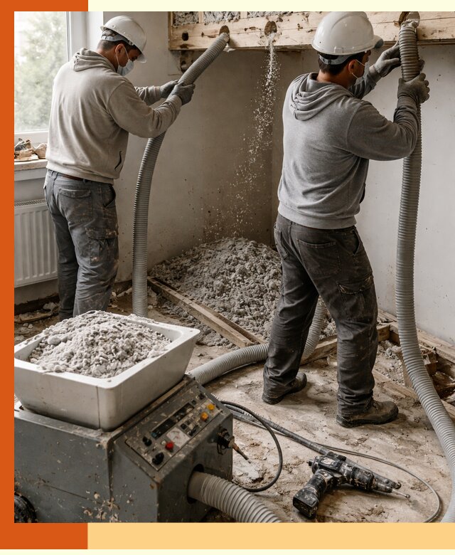 Заполнение пустот перекрытий пеной и наполнителями в Сорочинске