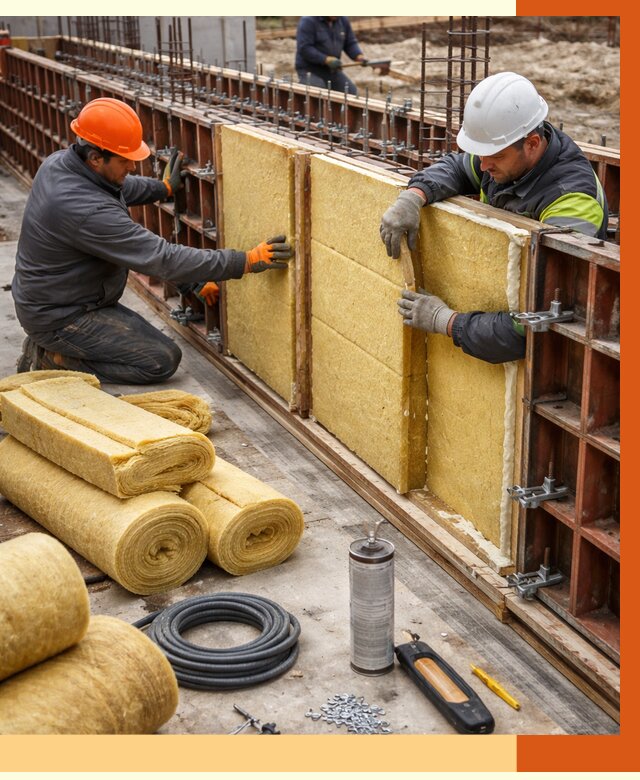 Теплоизоляция опалубки в Сорочинске от 7436 руб. за м2 — услуги и монтаж | ТепломастерСрч