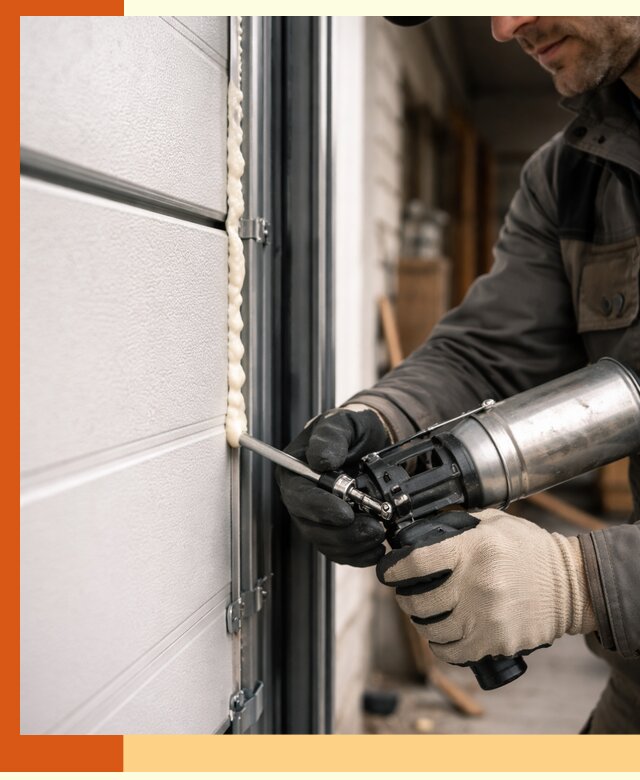 Заполнение пустот ворот в Сорочинске профессионально и герметично