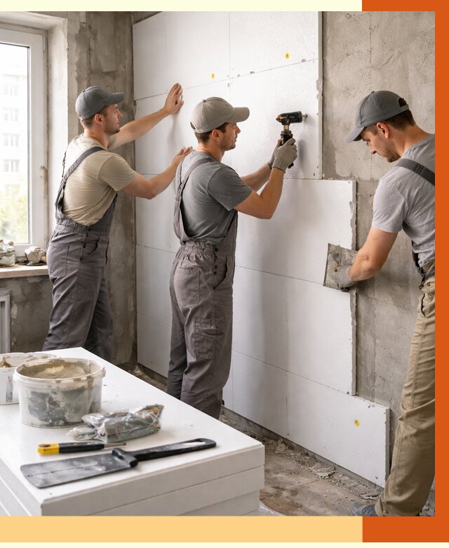 Утепление пенопластом домов и стен в Сорочинске от 1911 руб. — ТепломастерСрч