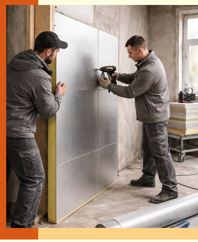 Утепление PIR панелями домов и зданий в Сорочинске