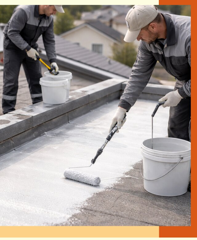 Утепление кровли жидкой теплоизоляцией в Сорочинске от 2221 руб./м2 | ТепломастерСрч