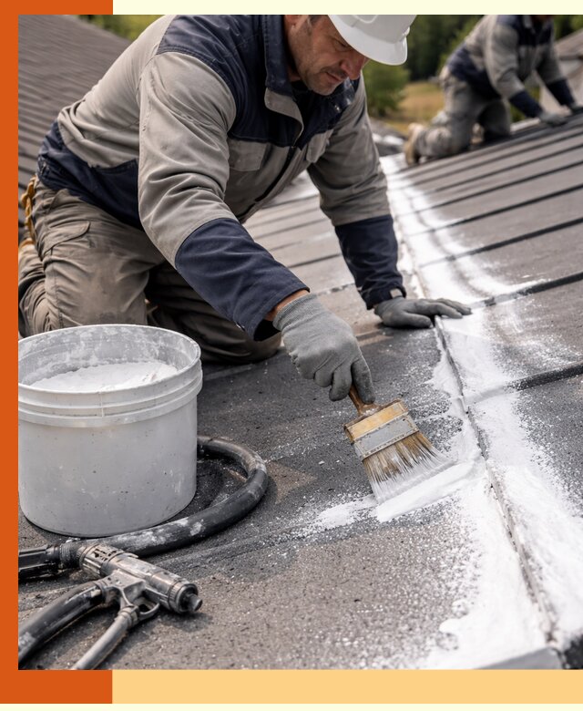 Утепление кровли жидкой теплоизоляцией в Сорочинске