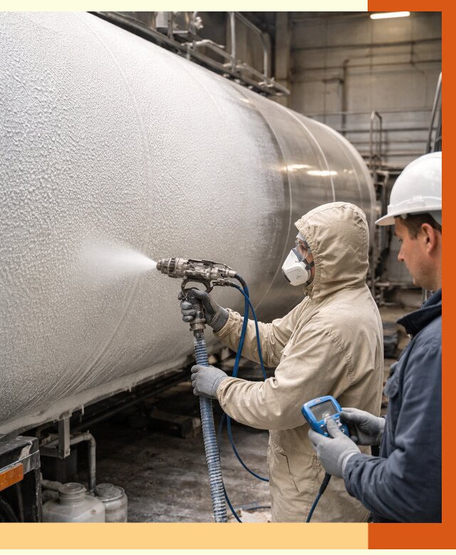 Утепление автоцистерны жидкой теплоизоляцией в Сорочинске от 14976 руб. под ключ | ТепломастерСрч