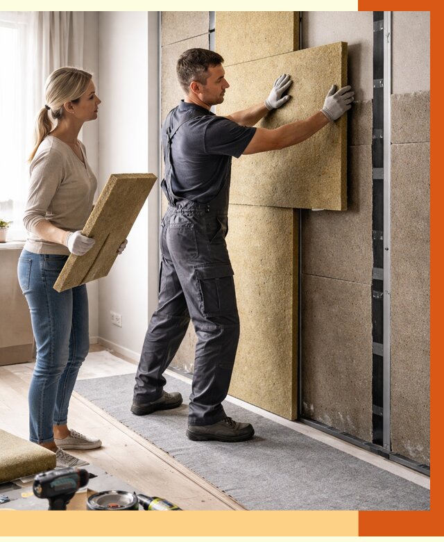 Профессиональная шумоизоляция квартиры в Сорочинске от 7746 руб. за м2 | ТепломастерСрч