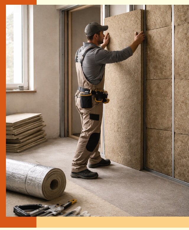 Шумоизоляция дома в Сорочинске — комплексная защита от шума