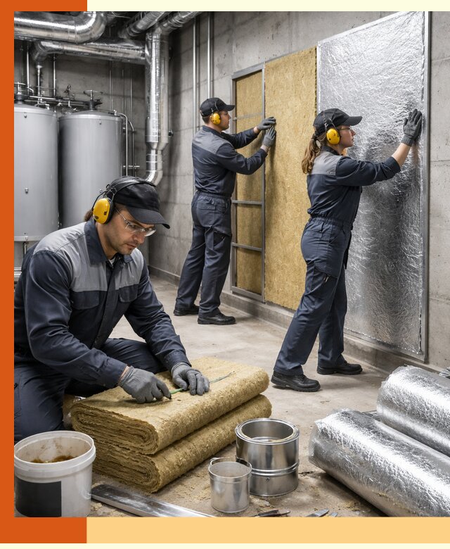 Шумоизоляция котельной в Сорочинске: профессиональный монтаж и материалы