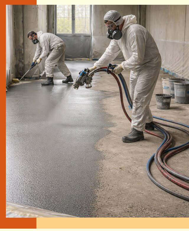 Гидроизоляция полимочевиной полов и конструкций в Сорочинске