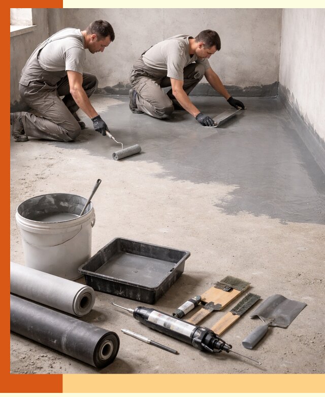 Гидроизоляция пола в Сорочинске — надежная защита от влаги и протечек