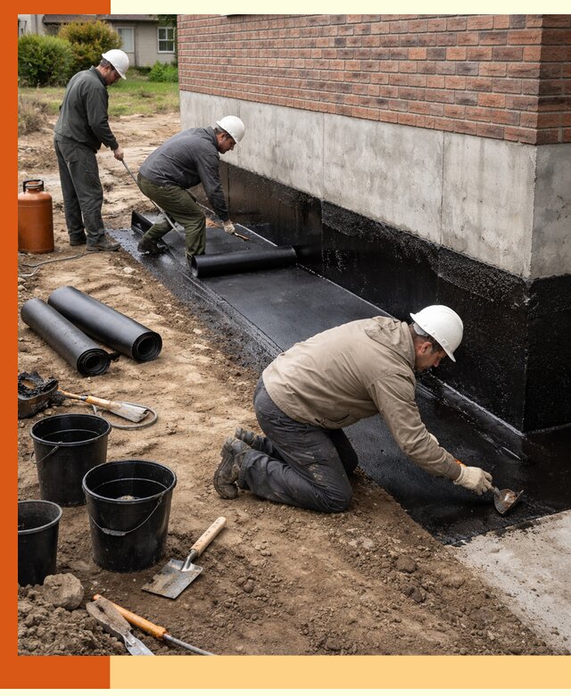 Гидроизоляция фундамента в Сорочинске: надежная защита строений