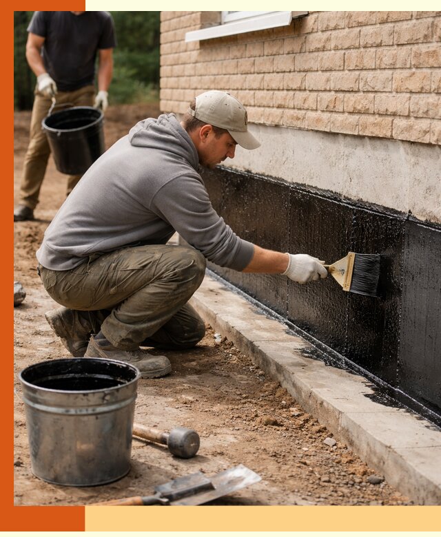 Гидроизоляция цоколя домов и зданий в Сорочинске эффективными методами