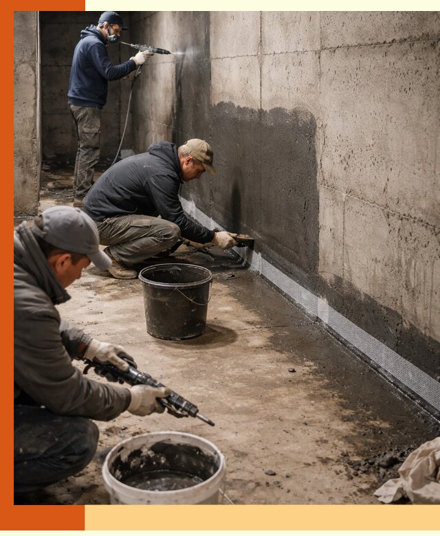 Гидроизоляция подвала в Сорочинске — комплексная защита от влаги