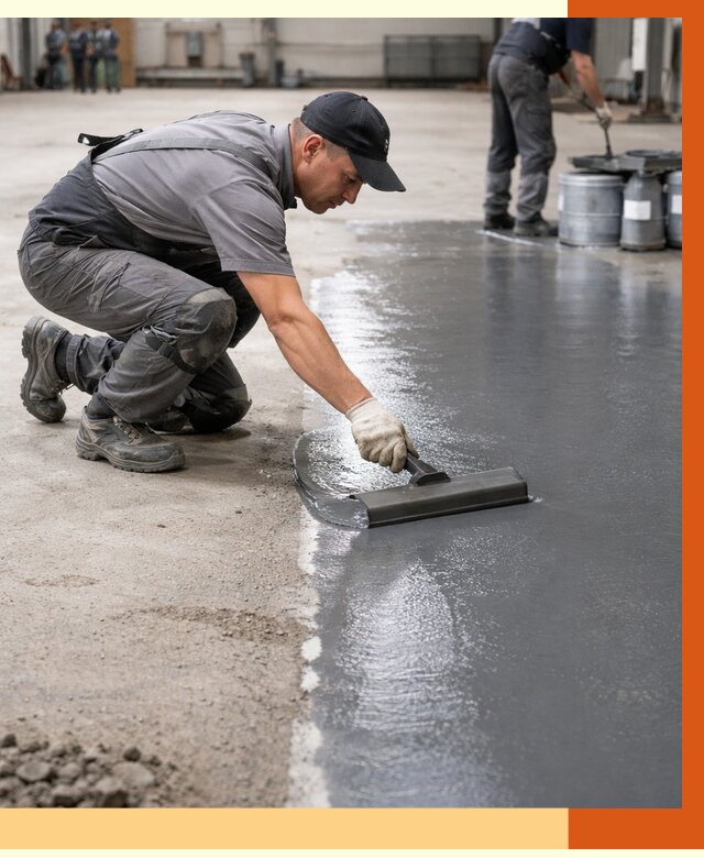 Гидроизоляция промышленного пола в Сорочинске от 1239 руб./м2 — ТепломастерСрч специалисты под ключ