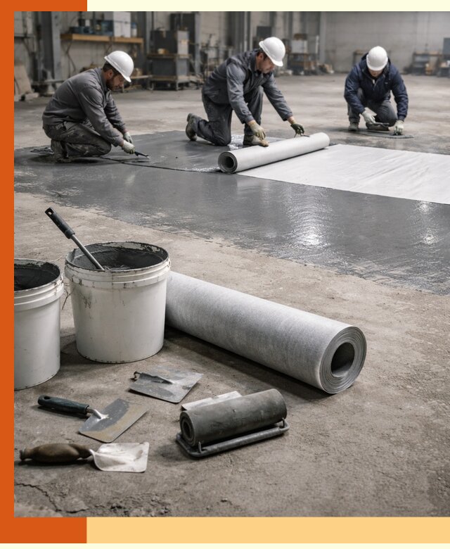 Гидроизоляция промышленного пола в Сорочинске — защита и долговечность