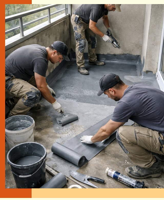 Гидроизоляция балкона в Сорочинске: надежная защита от протечек