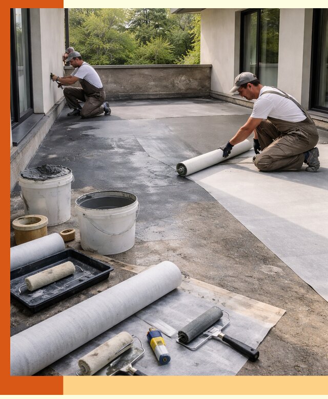 Гидроизоляция террасы в Сорочинске — надежная защита от влаги и протечек