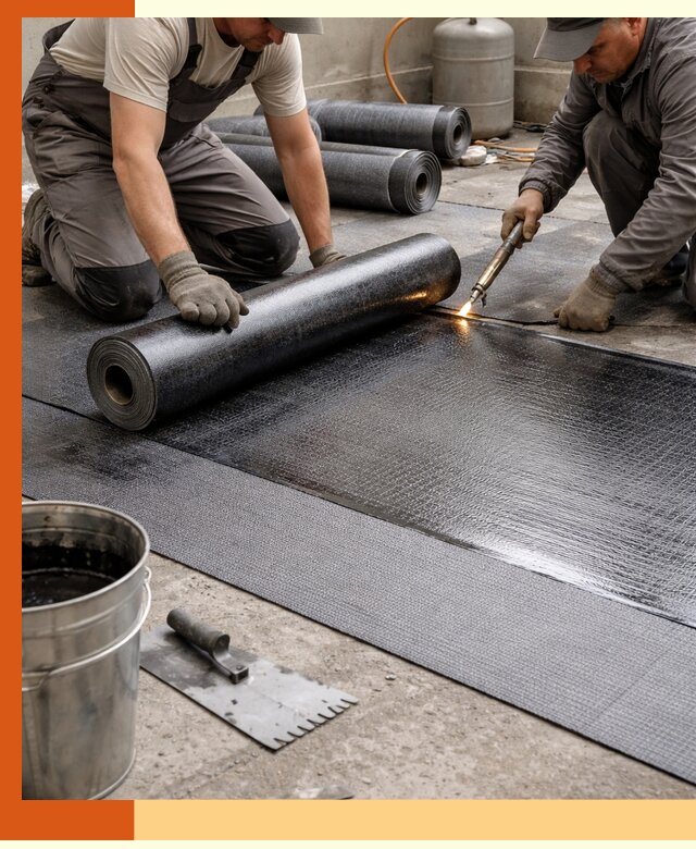Монтаж гидроизоляционной мембраны в Сорочинске для зданий и конструкций